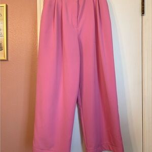 Gianni Bini Bright Pink Wide-Leg Trousers